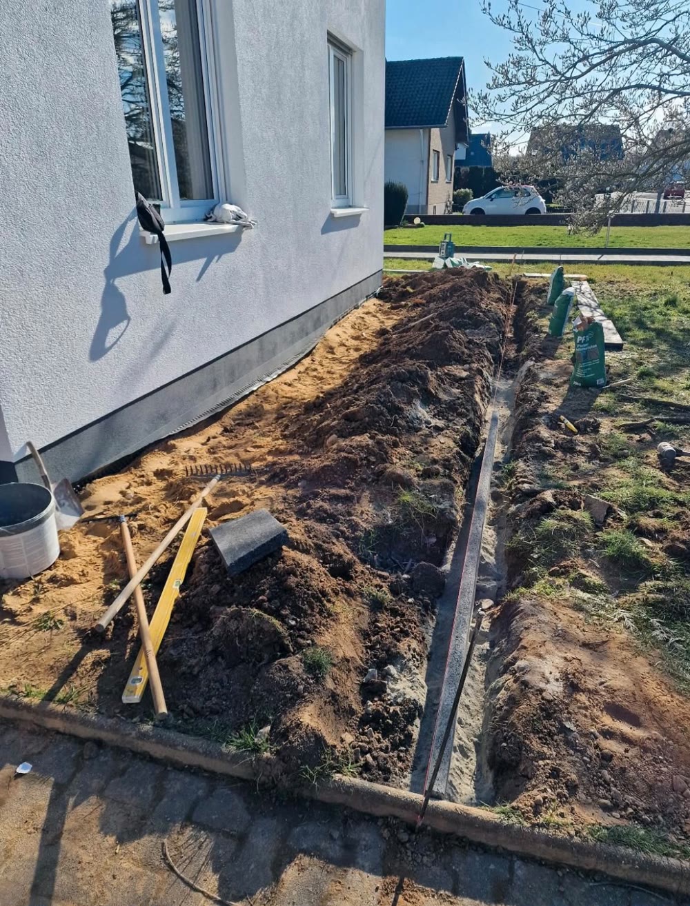 Gartenweg vorher
